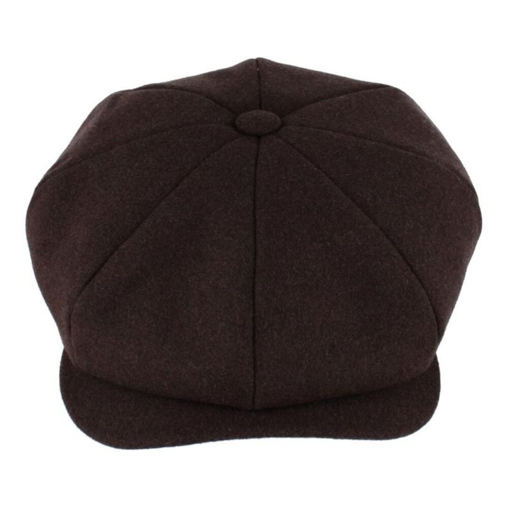 Wigens Men's Classic Retro Newsboy Cap with Curved Peak